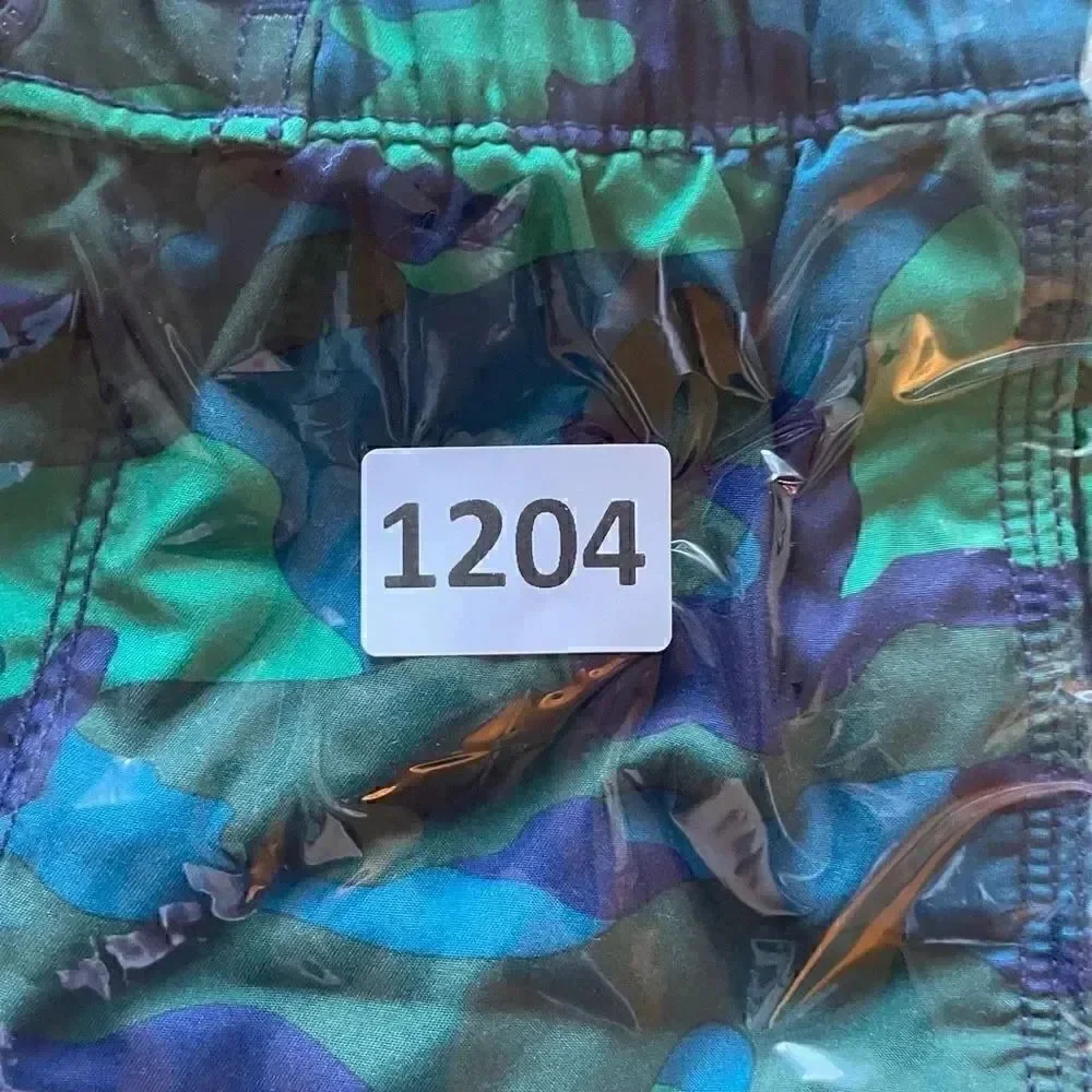 Gap Green Blue Camo Island Summer Short Board Pants SZ S (6/7) # 1204